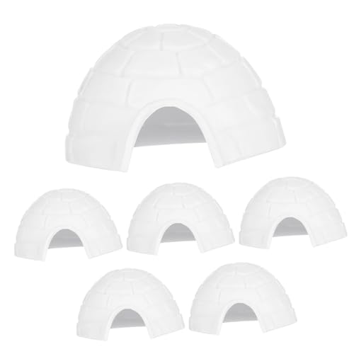 WESIEVYA Realistische Spielzeug 6 Stücke Modelle Für Kinder Eisbär Figuren Pädagogisches Decor von WESIEVYA