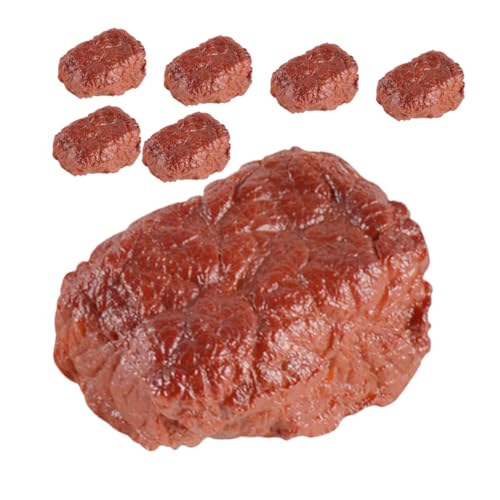 WESIEVYA 7 Teiliges Künstliches Lebensmittelmodell, Gekochtes Gefälschtes Fleischmodell, Fotografie Fleischmodell, Küchen Lebensmittel Ornament, Künstliches Rindfleisch, Gefälschtes Essen, WESIEVYA 7 Teiliges Künstliches Lebensmittelmodell, Gekochtes Gefälschtes Fleischmodell, Fotografie Fleischmodell, Küchen Lebensmittel Ornament, Künstliches Rindfleisch, Gefälschtes Essen, von WESIEVYA
