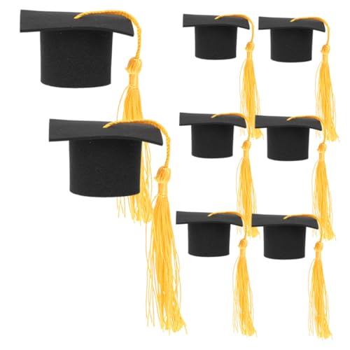 WESIEVYA 8stücke Graduation Cupcake Toppers Mit Quasten Hüte Für Abschlussfeiern Tortendekoration Für Partys Und Feiern Kreative Und Stilvolle Partyaccessoires WESIEVYA 8stücke Graduation Cupcake Toppers Mit Quasten Hüte Für Abschlussfeiern Tortendekoration Für Partys Und Feiern Kreative Und Stilvolle Partyaccessoires von WESIEVYA