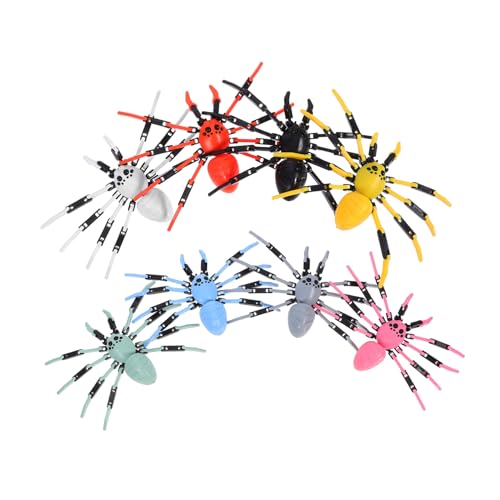 WESIEVYA 8-teiliges Gefälschtes Spinnenspielzeug: 3D-Halloween-riesenspinne Mit Beweglichen Gelenken, DIY-insektenmodell Aus Kunststoff, Lebensechte Insekten-actionfigur Für Kinder, Für WESIEVYA 8-teiliges Gefälschtes Spinnenspielzeug: 3D-Halloween-riesenspinne Mit Beweglichen Gelenken, DIY-insektenmodell Aus Kunststoff, Lebensechte Insekten-actionfigur Für Kinder, Für von WESIEVYA