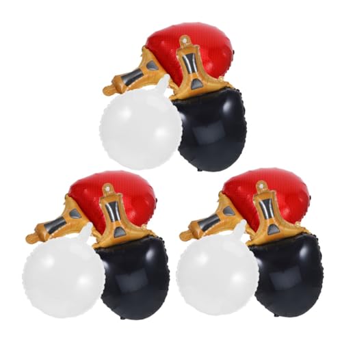 WESIEVYA 9 Stück Teiliges Tischtennis Ballon Deko Wiederverwendbare Folienballons in Schläger und Ballform Leichte Hängedekoration für Sportmottopartys Geburtstage Indoor Outdoor Events WESIEVYA 9 Stück Teiliges Tischtennis Ballon Deko Wiederverwendbare Folienballons in Schläger und Ballform Leichte Hängedekoration für Sportmottopartys Geburtstage Indoor Outdoor Events von WESIEVYA