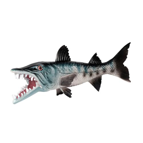 WESIEVYA Aquarium Dekoration Lifelike Wolf Fish Modell Realistisches Kunststoffspielzeug für Kognitive und Umwelterziehung für Aquarien und Heimdekoration WESIEVYA Aquarium Dekoration Lifelike Wolf Fish Modell Realistisches Kunststoffspielzeug für Kognitive und Umwelterziehung für Aquarien und Heimdekoration von WESIEVYA