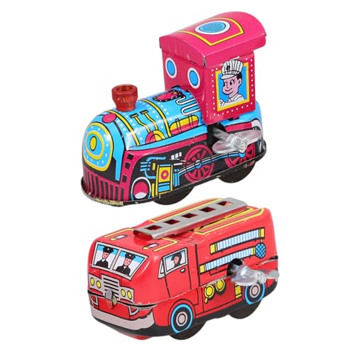 WESIEVYA Lustiges Eisenbahnspielzeug mit Uhrwerk Aus Eisen Im Vintage-Look Sicher und Zum Spielen für Jungen und Mädchen WESIEVYA Lustiges Eisenbahnspielzeug mit Uhrwerk Aus Eisen Im Vintage-Look Sicher und Zum Spielen für Jungen und Mädchen von WESIEVYA