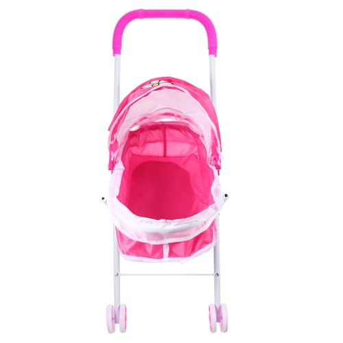 WESIEVYA Mini-Kinderwagen Puppenwagen Mit Regenschirm Zusammenklappbarer Spielzeugwagen Für Mädchen Rollenspielset Für Kinder WESIEVYA Mini-Kinderwagen Puppenwagen Mit Regenschirm Zusammenklappbarer Spielzeugwagen Für Mädchen Rollenspielset Für Kinder von WESIEVYA