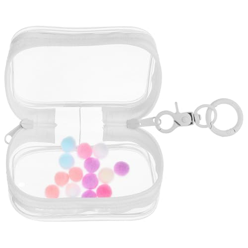 WESIEVYA Babytasche Zeigen Taschen Für Mini-actionfiguren Transparente Figuren-präsentationstasche Klare Puppenvitrine Organizer Zur Aufbewahrung Von Puppen Hängevitrine Für Puppen PVC Weiß von WESIEVYA