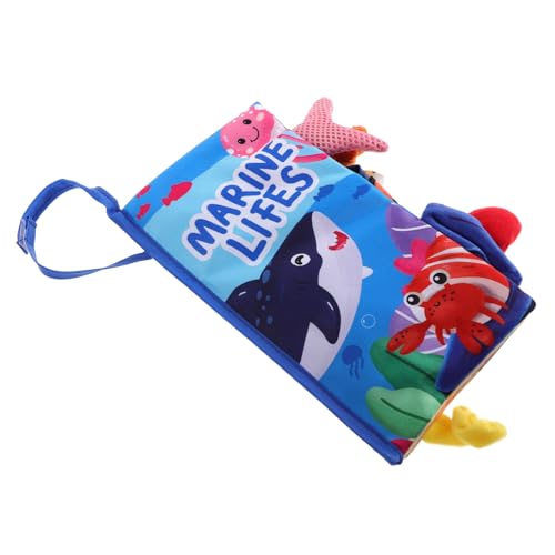 WESIEVYA Bilderbuch Zur Früherziehung Knisterbuch Weiche Bücher Für Babys Stoffbücher Für Babys Knisterbücher Für Babys Babybuch Baby Aktivitätsbuch Knisterndes Babyspielzeug Baby von WESIEVYA