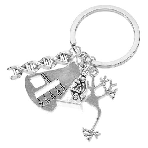WESIEVYA Biologie Schlüsselanhänger, Schlüsselanhänger Mit Abschlussmotiv, Schlüsselanhänger Aus Metall, Schlüsselanhänger Zum Lehrertag, Schlüsselanhänger Aus Metall Für Den Abschluss, von WESIEVYA