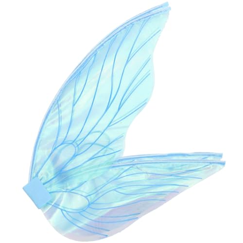 WESIEVYA Cosplay Kostüm Damen Blau Schmetterlingsflügel Masquerade Party Fasching Halloween Karneval Bühnenauftritt Langlebig Pflegeleicht Festlich von WESIEVYA