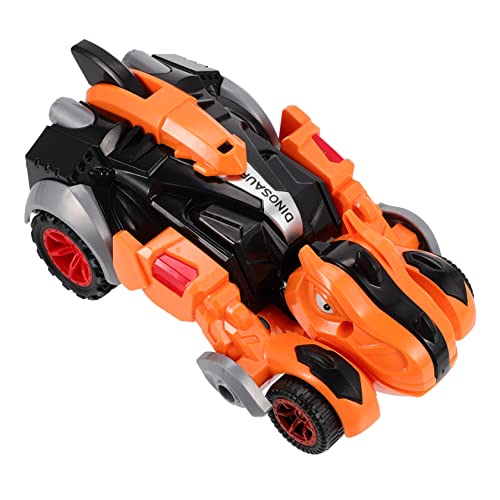 WESIEVYA Trägheits-Pullback-Dinosaurier-autospielzeug Für Jungen Dinosaurier-Auto Lernspielzeug Orange Für Jungen Und Mädchen Geburtstag von WESIEVYA
