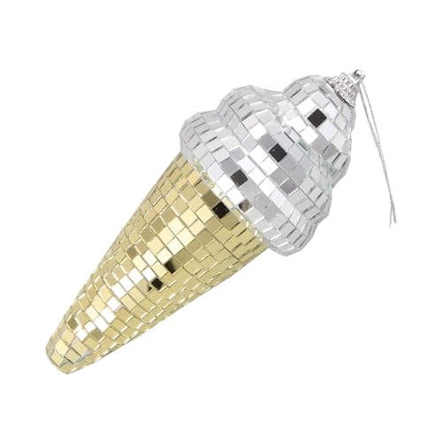WESIEVYA Eiscreme-Ornamente Rotierender Kuchendrehteller Eisform Ball Kegelförmige Discokugeln Eisportionierer Mit Auslöser Eiskübel Mit Deckel Und Zange Glitzernde Discokugel Pop WESIEVYA Eiscreme-Ornamente Rotierender Kuchendrehteller Eisform Ball Kegelförmige Discokugeln Eisportionierer Mit Auslöser Eiskübel Mit Deckel Und Zange Glitzernde Discokugel Pop von WESIEVYA