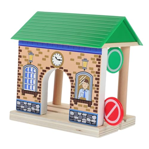 WESIEVYA Eisenbahnschienenzubehör Bahnhofsspielzeug Für Spiele Spielbahnhof Spielzeug Holzbahnhof Holzbahnhofmodell Rollenspiel Kindermodell Kinderbahnhof Spielzeug Simulationsbahnhof WESIEVYA Eisenbahnschienenzubehör Bahnhofsspielzeug Für Spiele Spielbahnhof Spielzeug Holzbahnhof Holzbahnhofmodell Rollenspiel Kindermodell Kinderbahnhof Spielzeug Simulationsbahnhof von WESIEVYA