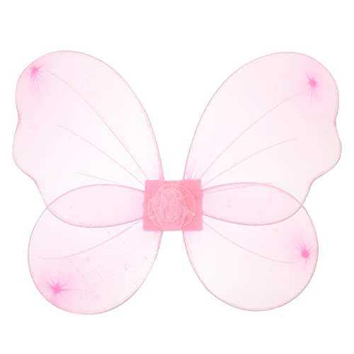 WESIEVYA Schmetterlingsflügel Kostüm für Jungen und Mädchen Feenflügel Requisite Zufälliges Aufstellen und Rollenspiele für Mädchen Geeignet für Halloween Geburtstag von WESIEVYA