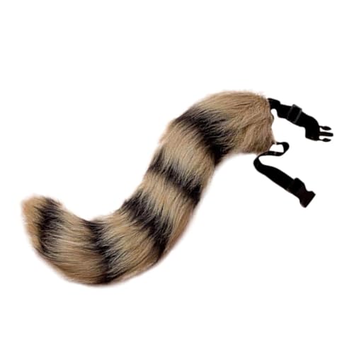 WESIEVYA Fluffy Tail Kostü Aus Kunstfell Mit Verstellbarem Für Halloween Cosplay Und Partys Und Realistisches Fuchsdesign WESIEVYA Fluffy Tail Kostü Aus Kunstfell Mit Verstellbarem Für Halloween Cosplay Und Partys Und Realistisches Fuchsdesign von WESIEVYA