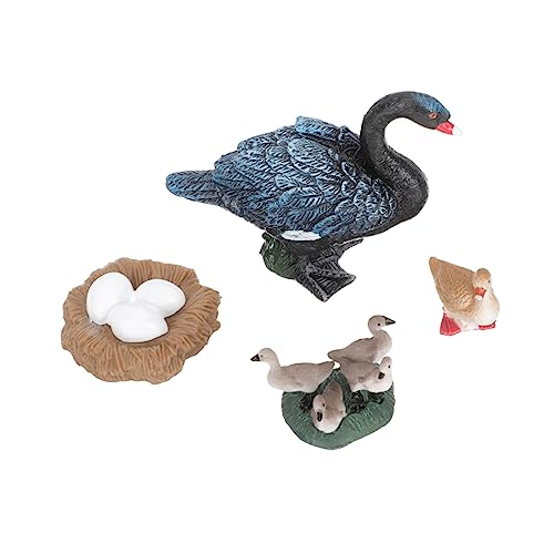 WESIEVYA Goose Lebenszyklus Spielset aus Kunststoff Realistische Figuren Pädagogisches Lernspielzeug für Montessori Mini Meeresbewohner Teiliges zur Frühkindlichen Bildung von WESIEVYA