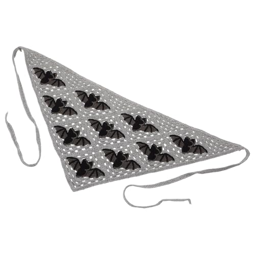 WESIEVYA Gothic Häkel-stirnband – Damen Strick-dreiecks-stirnband Halloween Gestricktes Kopftuch Vintage Gruseliges Haar-styling- WESIEVYA Gothic Häkel-stirnband – Damen Strick-dreiecks-stirnband Halloween Gestricktes Kopftuch Vintage Gruseliges Haar-styling- von WESIEVYA