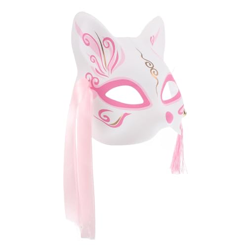 WESIEVYA Halloween-maske für Cosplay Handgefertigt Aus Kunststoff Antikes Design Halbes Gesicht Katzenmaske Zubehör für Maskenbälle WESIEVYA Halloween-maske für Cosplay Handgefertigt Aus Kunststoff Antikes Design Halbes Gesicht Katzenmaske Zubehör für Maskenbälle von WESIEVYA