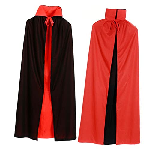 WESIEVYA Halloween Umhang 90cm Doppelter Stoff Umhang Und Vampir Kostü Für Jungen Und ädchen Cosplay Cape Für Karneval Weihnachten Und Rollenspiele WESIEVYA Halloween Umhang 90cm Doppelter Stoff Umhang Und Vampir Kostü Für Jungen Und ädchen Cosplay Cape Für Karneval Weihnachten Und Rollenspiele von WESIEVYA