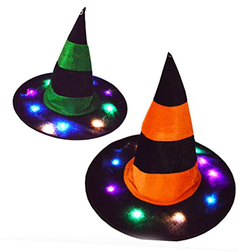 WESIEVYA Halloween-hexenhut Für Frauen Hut Für Event-maskenball-party-dekorationen Zufällige Farbe WESIEVYA Halloween-hexenhut Für Frauen Hut Für Event-maskenball-party-dekorationen Zufällige Farbe von WESIEVYA