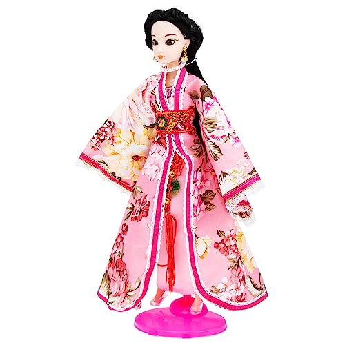 WESIEVYA Heimpuppenspielzeug Babyspielzeug fürs Auto Figuren Mädchen Puppe Süße Puppe Puppen kinderpuppe Miniaturpuppe Mädchen Kostüm Exquisite Puppe Plastik von WESIEVYA