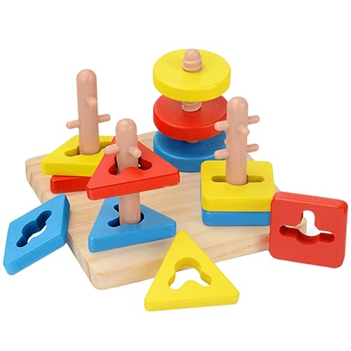 WESIEVYA Holzpuzzle Set Für Pädagogisches Lernspielzeug Mit Geometrischen Formen 4 Teiliges Für Frühes Lernen Ideales Holzspielzeug Für Kleinkinder Und Vorschulkinder WESIEVYA Holzpuzzle Set Für Pädagogisches Lernspielzeug Mit Geometrischen Formen 4 Teiliges Für Frühes Lernen Ideales Holzspielzeug Für Kleinkinder Und Vorschulkinder von WESIEVYA