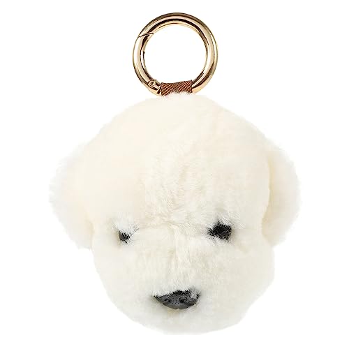 WESIEVYA Hündchen-Puppe-Anhänger für Hund Beiß für Welpen plüschhund car Decoration autodeko Hund Plüsch Schlüsselanhänger Plüsch-Welpen- Hardware- Weiß WESIEVYA Hündchen-Puppe-Anhänger für Hund Beiß für Welpen plüschhund car Decoration autodeko Hund Plüsch Schlüsselanhänger Plüsch-Welpen- Hardware- Weiß von WESIEVYA