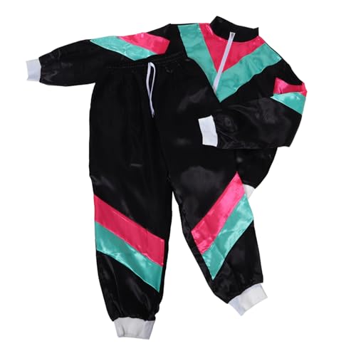 WESIEVYA Damen-disko-themen-outfit Figurbetonter Trainingsanzug Im Retro-stil Für Partys WESIEVYA Damen-disko-themen-outfit Figurbetonter Trainingsanzug Im Retro-stil Für Partys von WESIEVYA