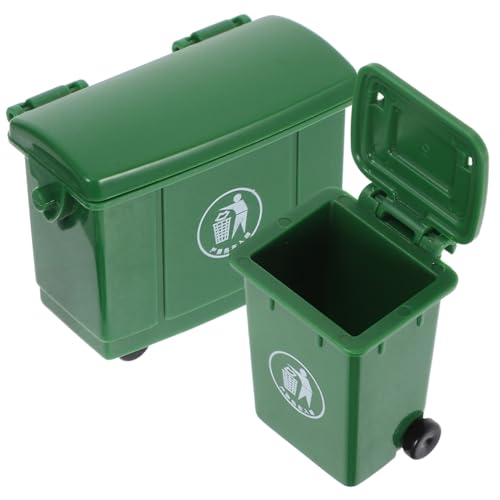 WESIEVYA Kleiner Mini-mülleimer Für Puppenhaus Miniatur-müllcontainer Puppenhaus-möbelrequisiten Garten-Dekoration Mini Zubehör von WESIEVYA
