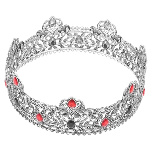 WESIEVYA Königskrone: Königliche Prinzen-diademe, Mittelalterliches Kostüm, Haarschmuck, Halloween, Cosplay-kostüm Für Abschlussball, Party, Feier, Maskerade, Karneval V von WESIEVYA
