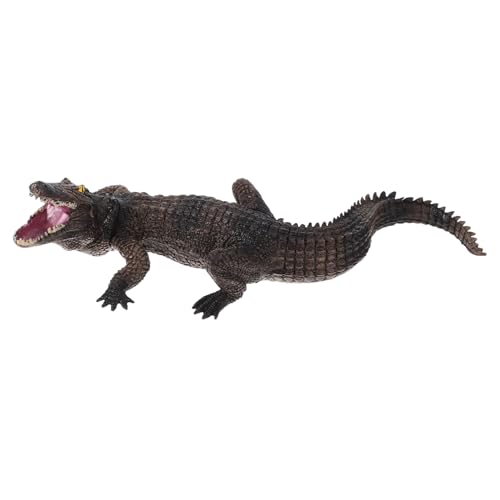 WESIEVYA Krokodilmodell Für Die Frühe Bildung Spielzeug Alligator-Figur Wildtierfiguren Montessori-tierfiguren Realistische Alligatorfigur Simulationskrokodildekoration PVC Dark Brown WESIEVYA Krokodilmodell Für Die Frühe Bildung Spielzeug Alligator-Figur Wildtierfiguren Montessori-tierfiguren Realistische Alligatorfigur Simulationskrokodildekoration PVC Dark Brown von WESIEVYA