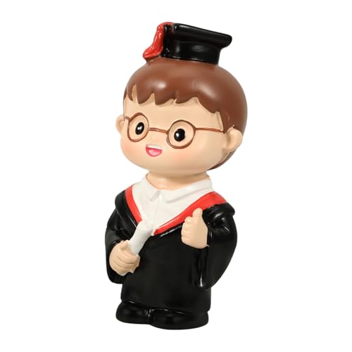 WESIEVYA Kuchendekoration Abschluss Desktop Layouts Abschluss Kuchendekor Kuchendekor Accessoire Cartoon Kuchendekor Harzfigur Figuren Kuchenfigur Party Layouts von WESIEVYA