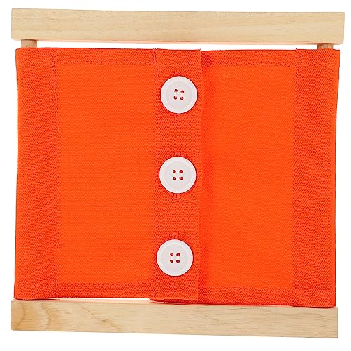 WESIEVYA Lehrhilfen Für Die Anziehpraxis Aktivitätstafel Babyspielzeug Kleid-lernspielzeug Sensorisches Fleißiges Board- Stapeln Lerntafel Hölzern Orange WESIEVYA Lehrhilfen Für Die Anziehpraxis Aktivitätstafel Babyspielzeug Kleid-lernspielzeug Sensorisches Fleißiges Board- Stapeln Lerntafel Hölzern Orange von WESIEVYA