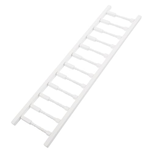 WESIEVYA Maßstab Robuste Puppenhaus Treppe aus Holz Leichter Tragbarer DIY Spiel und Dekorationszubehör für Puppenmöbel und Miniaturgärten von WESIEVYA