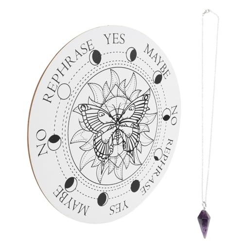 WESIEVYA Meditatives Holzpendel Teilig mit Geschnitztem Schmetterlingsmotiv Leichtes Dekorationsornament für Zuhause und Büro Spirituelles Amulett zur Geisteraustreibung und WESIEVYA Meditatives Holzpendel Teilig mit Geschnitztem Schmetterlingsmotiv Leichtes Dekorationsornament für Zuhause und Büro Spirituelles Amulett zur Geisteraustreibung und von WESIEVYA