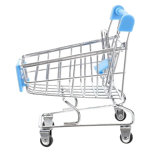 WESIEVYA Mini-einkaufswagen Aus Metall Spielzeug-handwagen für Jungen und Mädchen Zum Spielen und Dekorieren von WESIEVYA