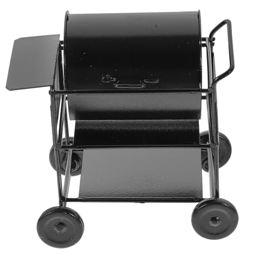 WESIEVYA Mini Grillständer Ornamente Mini Grill Dekoration Miniatur Grillwerkzeug Miniatur Grillgerät Winziger Miniaturgrill Mini Möbel Miniatur Grillständer Modell Küchengrill Winziger von WESIEVYA