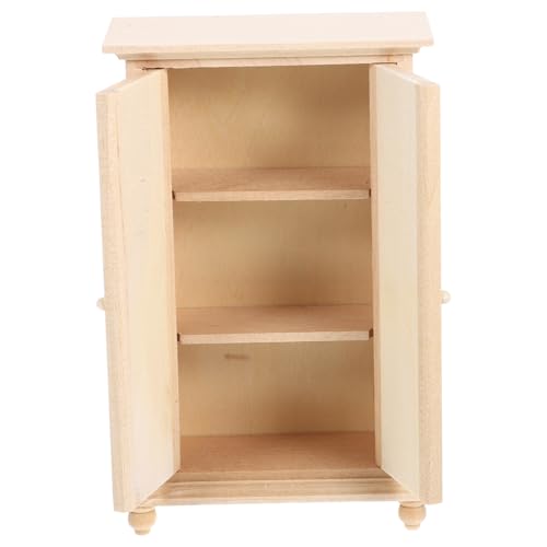 WESIEVYA Mini Möbel Kleiderschrank Für Puppenkleidung Puppenhaus Kleiderschrank Mini Schrank Holzmöbel Modelle Puppenhaus Winziger Kleiderschrank Mini Holzschrank Puppengarderobe WESIEVYA Mini Möbel Kleiderschrank Für Puppenkleidung Puppenhaus Kleiderschrank Mini Schrank Holzmöbel Modelle Puppenhaus Winziger Kleiderschrank Mini Holzschrank Puppengarderobe von WESIEVYA