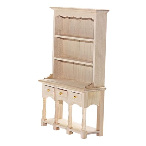 WESIEVYA Mini Möbelmodell, Mini Hausschrank, Mini Möbelschmuck, Puppenhaus Accessoire, Mini Bücherregal, Vitrine, Kleines Hausdekor, Rollenspiel, Kleine Puppenhaus Bücherregale WESIEVYA Mini Möbelmodell, Mini Hausschrank, Mini Möbelschmuck, Puppenhaus Accessoire, Mini Bücherregal, Vitrine, Kleines Hausdekor, Rollenspiel, Kleine Puppenhaus Bücherregale von WESIEVYA