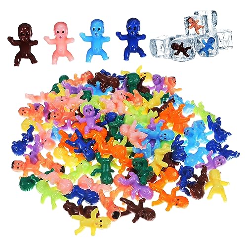 WESIEVYA 100 Stück Mini-plastikbabys Kreative Kleine Babyfiguren Aus Kunststoff Für Partydekorationen Und Spielzeug von WESIEVYA