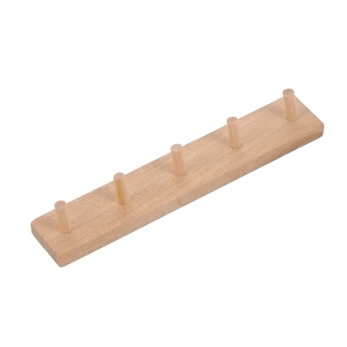 WESIEVYA Miniatur Holz Wandhaken Puppenhaus Zubehör Miniature Möbel Wandhaken Detailgetreu Langlebig Elegantes Design für Mini Dollhouse Dekoration WESIEVYA Miniatur Holz Wandhaken Puppenhaus Zubehör Miniature Möbel Wandhaken Detailgetreu Langlebig Elegantes Design für Mini Dollhouse Dekoration von WESIEVYA