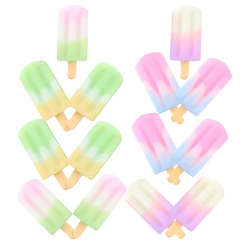 WESIEVYA Kunstharz Eiscreme Dekorationen Aus Resin Lolly Charms Für Lebensmitteldekoration Und Kreative Bastelprojekte WESIEVYA Kunstharz Eiscreme Dekorationen Aus Resin Lolly Charms Für Lebensmitteldekoration Und Kreative Bastelprojekte von WESIEVYA