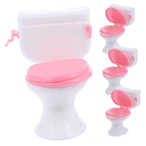 WESIEVYA 4stücke Miniatur Toiletten Spielzeug Pack Mini Haus Badezimmer Puppenhaus Zubehör Für Kreative Projekte Und Miniatur Szenen WESIEVYA 4stücke Miniatur Toiletten Spielzeug Pack Mini Haus Badezimmer Puppenhaus Zubehör Für Kreative Projekte Und Miniatur Szenen von WESIEVYA