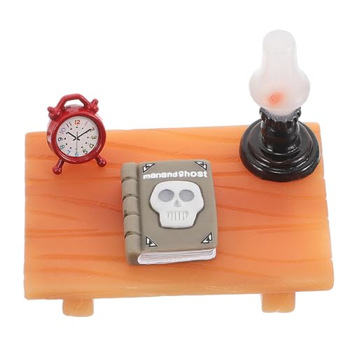 WESIEVYA Miniatur Schreibtisch Set Teilig mit Büchern Detailgetreues DIY Möbelmodell für Puppenhaus Dekoration Kompakt Vielseitig Einsetzbar Ergänzung für Kleine Räume WESIEVYA Miniatur Schreibtisch Set Teilig mit Büchern Detailgetreues DIY Möbelmodell für Puppenhaus Dekoration Kompakt Vielseitig Einsetzbar Ergänzung für Kleine Räume von WESIEVYA
