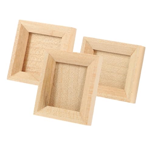 WESIEVYA Miniatur-bilderrahmen, Mini-fotorahmen, Puppenhaus-fotoständer, Mini-Holz-bilderrahmen, Puppenhaus-zubehör Für DIY-Handwerk WESIEVYA Miniatur-bilderrahmen, Mini-fotorahmen, Puppenhaus-fotoständer, Mini-Holz-bilderrahmen, Puppenhaus-zubehör Für DIY-Handwerk von WESIEVYA