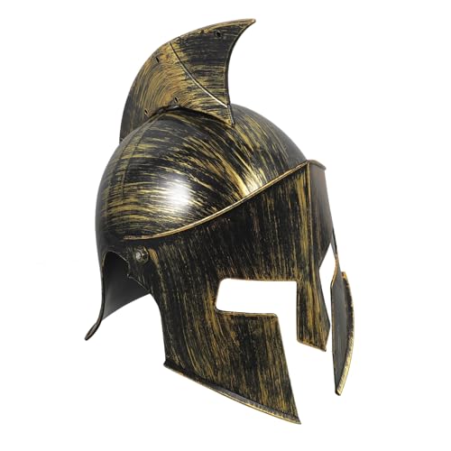 WESIEVYA Mittelalterlicher Römischer Helm Römischer Soldat Kopfbedeckung Für Cosplay Und Halloween von WESIEVYA