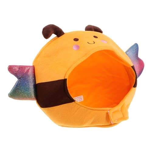 WESIEVYA Unisex Biene Stirnband Plüsch Tier Hut Kinder Kostüm Biene Cosplay Kopfbedeckung Party Zubehör WESIEVYA Unisex Biene Stirnband Plüsch Tier Hut Kinder Kostüm Biene Cosplay Kopfbedeckung Party Zubehör von WESIEVYA
