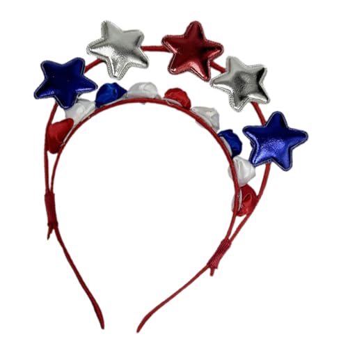 WESIEVYA Amerika Party Dekorative Kopfbedeckung Nationalfeiertag Stirnband Haarband Requisite für Patriotische Paraden WESIEVYA Amerika Party Dekorative Kopfbedeckung Nationalfeiertag Stirnband Haarband Requisite für Patriotische Paraden von WESIEVYA