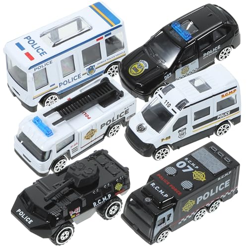WESIEVYA Polizeiauto Modellset Pull Back Spielzeugautos Für Simulation Spielzeuge Zur Frühkindlichen Ideales Für Jungen Und ädchen WESIEVYA Polizeiauto Modellset Pull Back Spielzeugautos Für Simulation Spielzeuge Zur Frühkindlichen Ideales Für Jungen Und ädchen von WESIEVYA