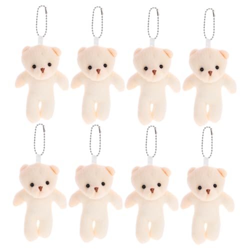 WESIEVYA Puppe Animal Figures Bag Charm spilzeug Little Bear geburtstagsmitgebsl Toy Hase ausgestopft Dinosaurier verschleißfeste kleine Bären Cartoon-Bär PP Baumwolle von WESIEVYA