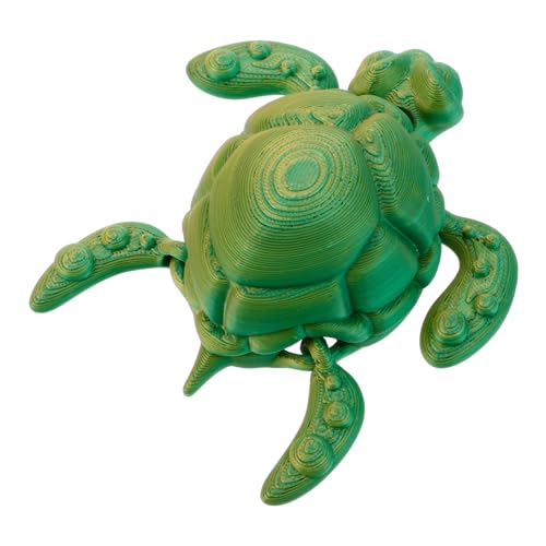 WESIEVYA Realistisches Druck Meeresschildkrötenmodell mit Beweglichen Gelenken Kleines Kreatives Sammelfigur Deko für Aquarium und Schreibtisch Lebensechte Tierfigur Traumhaftem Grün WESIEVYA Realistisches Druck Meeresschildkrötenmodell mit Beweglichen Gelenken Kleines Kreatives Sammelfigur Deko für Aquarium und Schreibtisch Lebensechte Tierfigur Traumhaftem Grün von WESIEVYA
