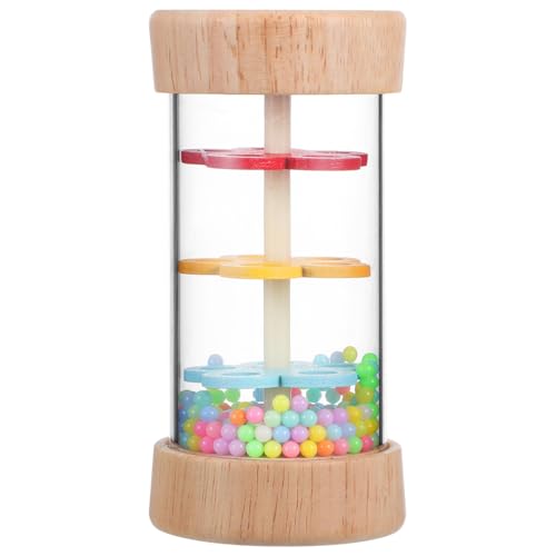 WESIEVYA Holzmusik Jungen Und Mädchen Regenstab Shaker Tube Regenstab Lärm Kognitiven Musikinstrument von WESIEVYA